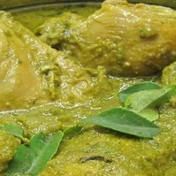 Goan green chicken curry