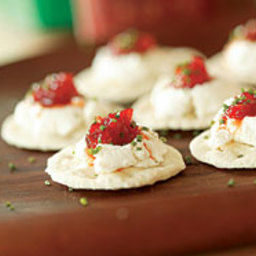 Goat Cheese Crackers with Hot Pepper Jelly