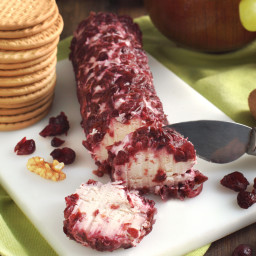 Goat Cheese Rolled in Dried Cranberries