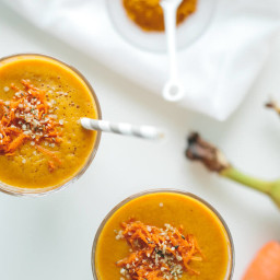 Golden Beet, Carrot and Turmeric Smoothie