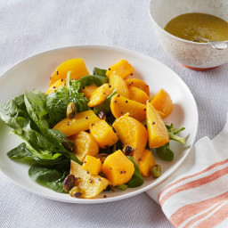 Golden Beet Salad with Apricot Vinaigrette