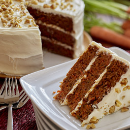 Golden Carrot Cake with Cream Cheese Frosting