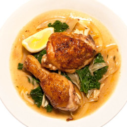 Google's Braised Chicken and Kale