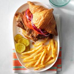 Gourmet Barbecue Beef Sandwiches