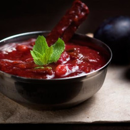 Grace your holiday table with some sweet and spicy plum chutney.