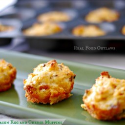 Grain-Free Bacon Egg and Cheese Breakfast Muffins