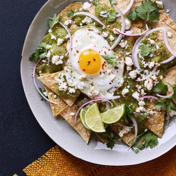 Grain-Free Chilaquiles with Salsa Verde {Paleo-friendly}