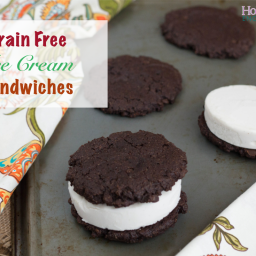 Grain Free Ice Cream Sandwiches (Paleo and Low Carb)