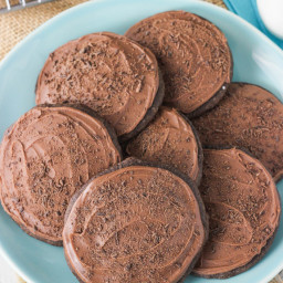 Grandfather’s Favorite Iced Chocolate Cookies