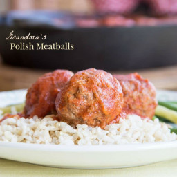 Grandma’s Polish Meatballs for #SundaySupper
