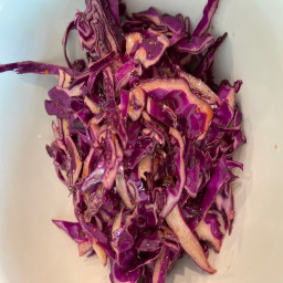 Grandma's Red Cabbage Salad