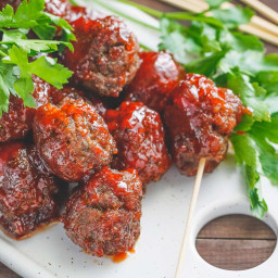 Grape Jelly Meatballs With Ketchup