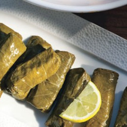 Grape Leaves with Bulgur and Mint