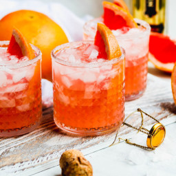 Grapefruit Champagne Punch