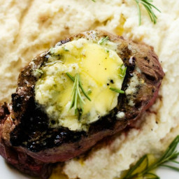 Grass-Fed Filet with Blue Cheese Butter + Top 5 Places for Grass Feed Beef 