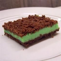 Grasshopper Cheesecake Bars Recipe