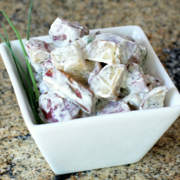 Great Tasting Roasted Potato Salad With Dill and Chives