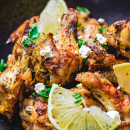 Greek Baked Chicken Wings Recipe