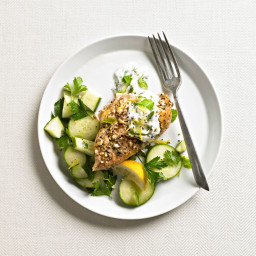 Greek Chicken with Cucumber Salad