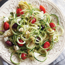 Greek Cucumber Noodle Salad