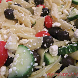 Greek Pasta Salad – #glutenfree