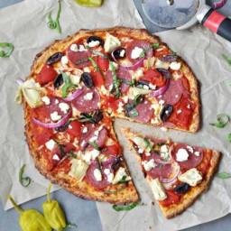 Greek Pizza – Low Carb and Gluten Free