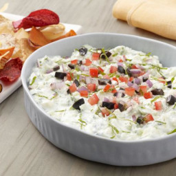 Greek Salad Layered Dip