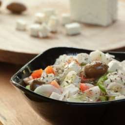 Greek Salad Recipe with Dressing