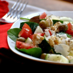 Greek Salad W/Feta and Olives