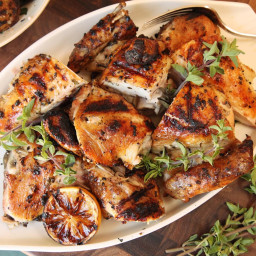 Greek-Style Grilled Chicken With Oregano, Garlic, Lemon, and Olive Oil Reci