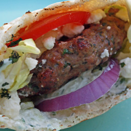 Greek-Style Lamb Burgers