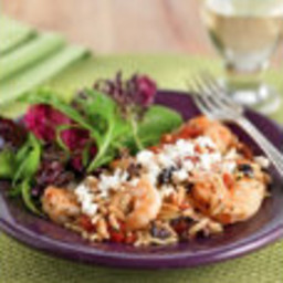 Greek-Style Shrimp and Orzo