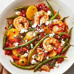 Greek-Style Shrimp and Potatoes Recipe