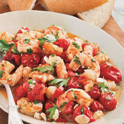 Greek Style Shrimp w/Tomatoes and Feta