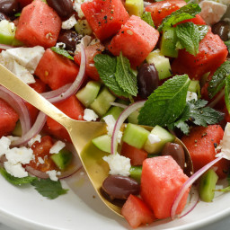 Greek-Style Watermelon Salad