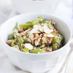 Green Bean and Almond Quinoa Salad