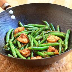Green Bean and Shrimp Stir-fry