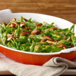 Green Bean Casserole with Goat Cheese, Almonds and Smoked Paprika Recipe
