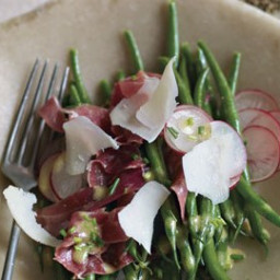 Green Bean Salad with Radishes and Prosciutto