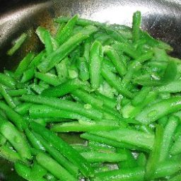 Green Beans (My Adaptation of Dry Fried Beans)