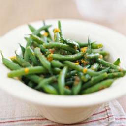 Green Beans With Caramelized Onion Vinaigrette