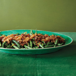 Green Beans with Caramelized Onions and Tarragon