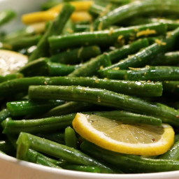 Green Beans with Lemon and Garlic
