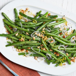 Green Beans with Lemon and Pine Nuts