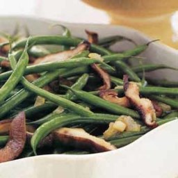 Green Beans with Shiitake Mushrooms
