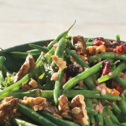 Green Beans with Toasted Walnuts and Dried-Cherry Vinaigrette