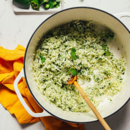 Green Cauliflower Rice (20 minutes!)