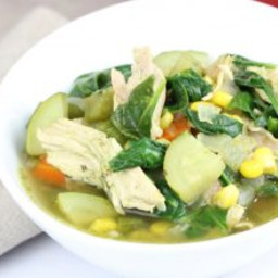 Green Chicken + Veggie Soup
