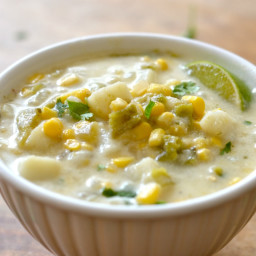 Green Chile and Corn Chowder