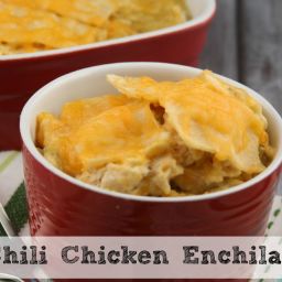 Green Chile Chicken Enchiladas Recipe